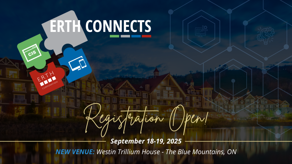 ERTH Connects 2025 – Register Today ERTH Connects 2025 Registration Open